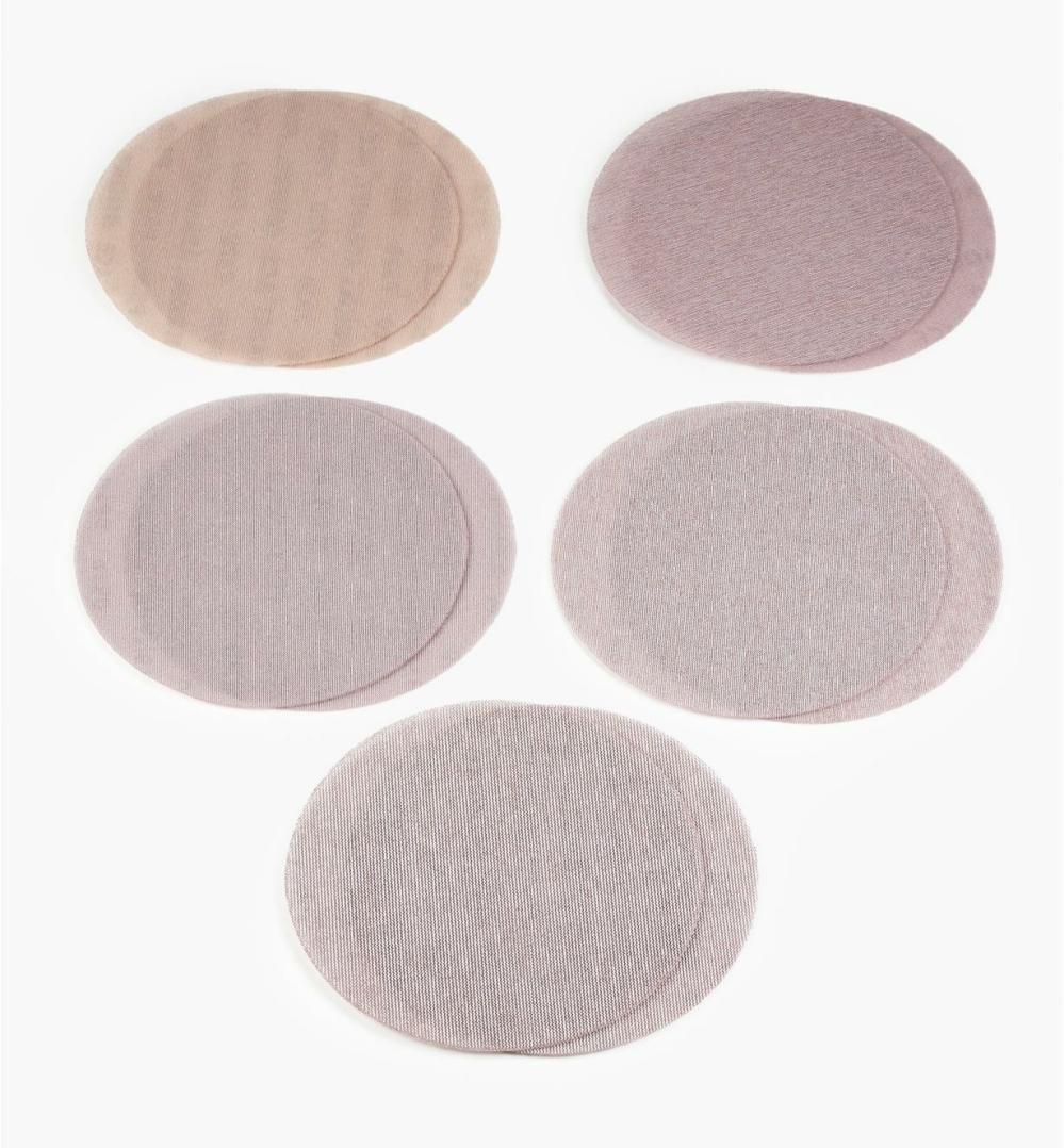 10-Pc. Sample Pack of 9″ Abranet Ace Grip Discs Sanding