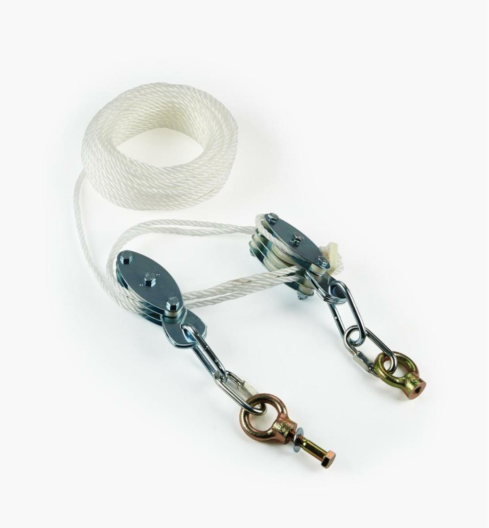 Block and Tackle System for Steam Bending Jigs, Guides & Fixtures