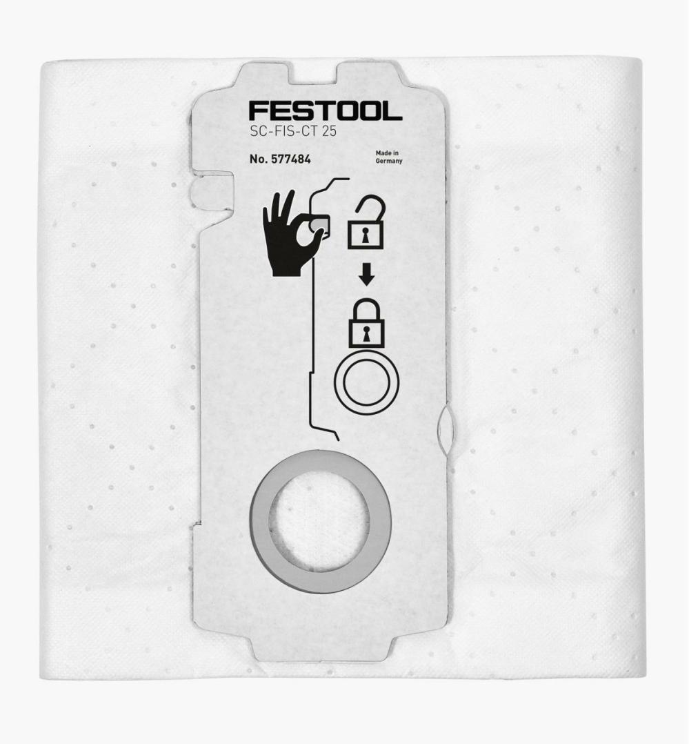 Festool SELFCLEAN Filter Bag for CT 25 Tools