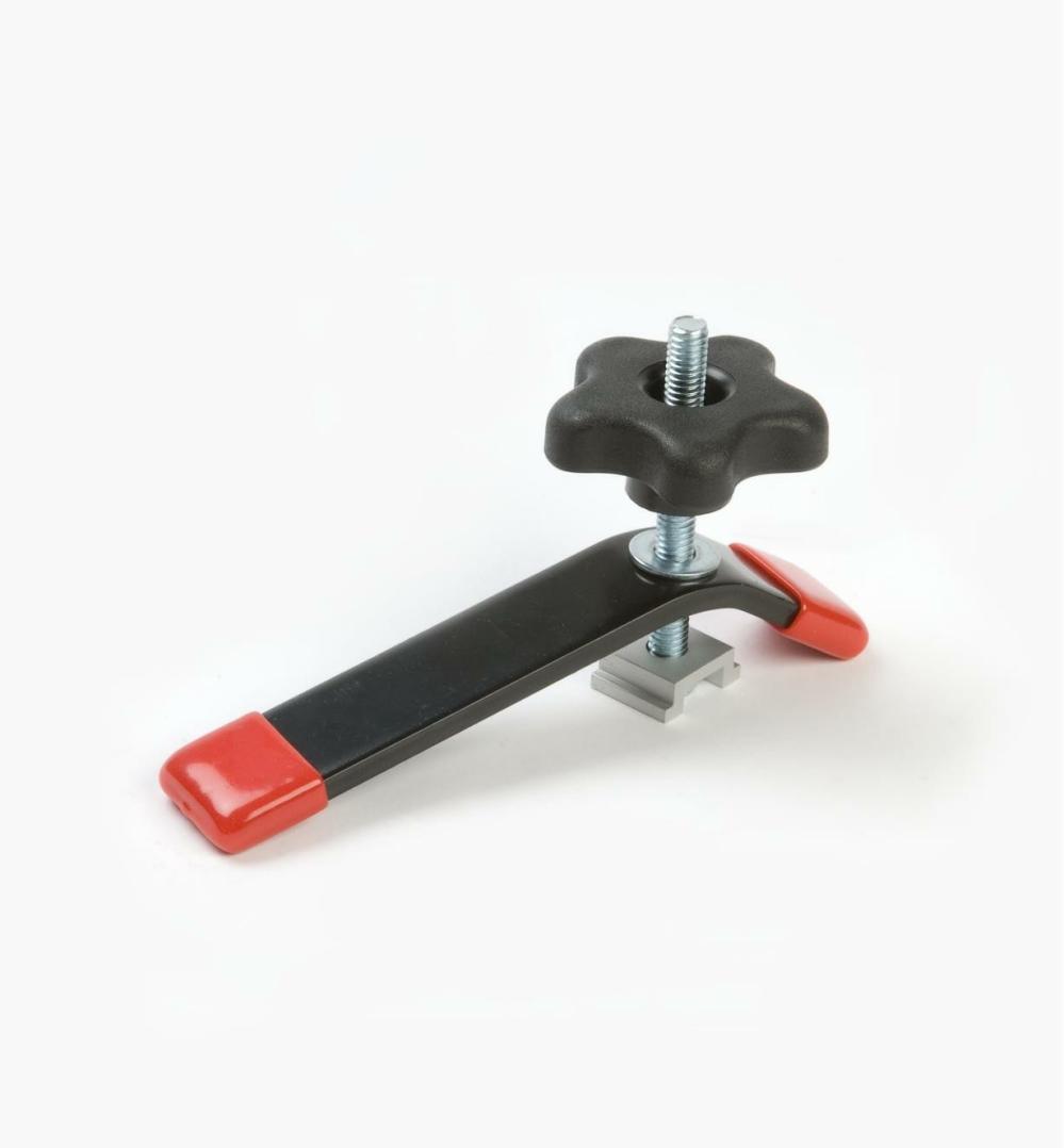 Hold-Down Clamp for Drill-Press Table & Fence Drilling