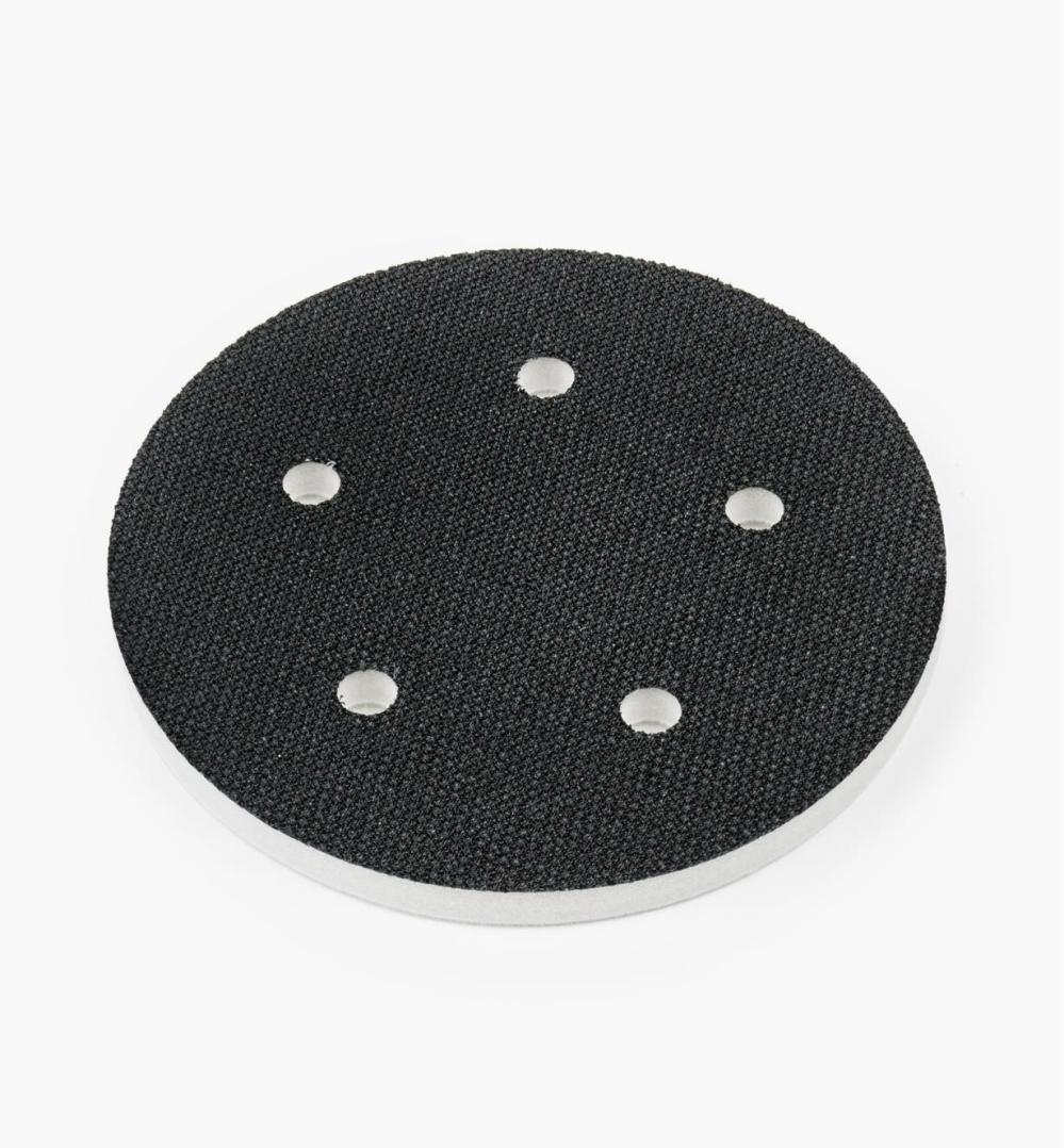 Mirka 5″ Five-Hole Grip-Faced Firm Interface Pad Sanding