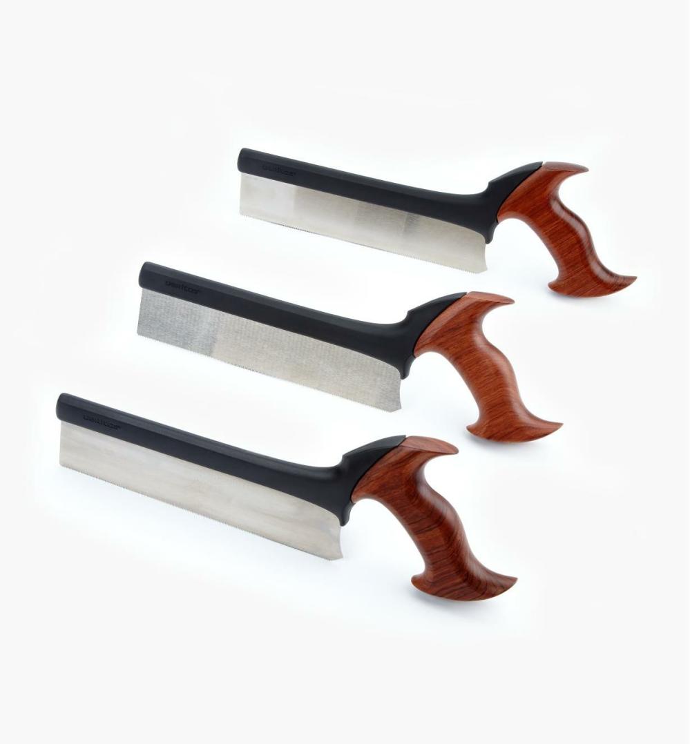 Set of 3 Veritas Dovetail & Crosscut Saws Hand Tools