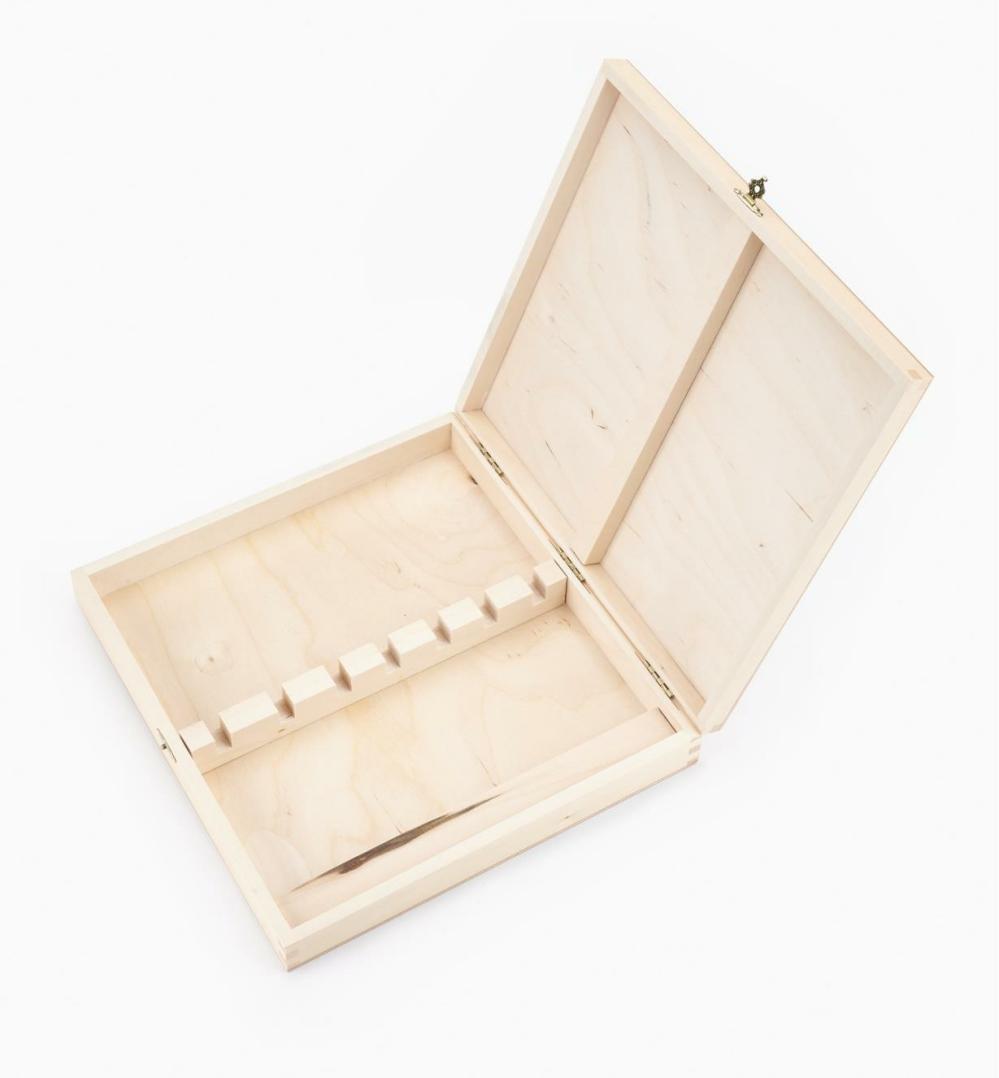 Wooden Box for Bevel-Edge Chisels Storage & Organization