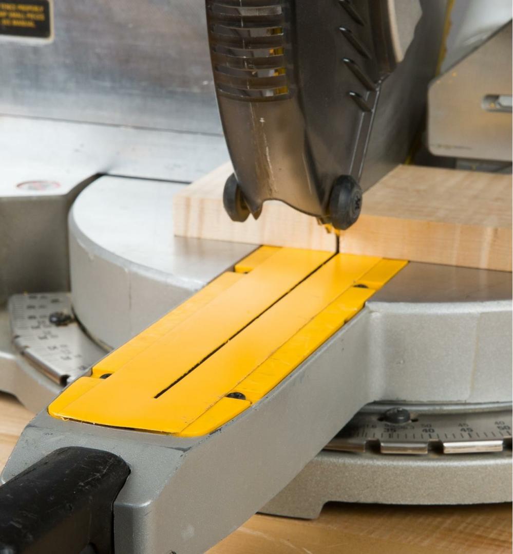 Zero-Clearance Strips for Miter Saws Power Tool Accessories